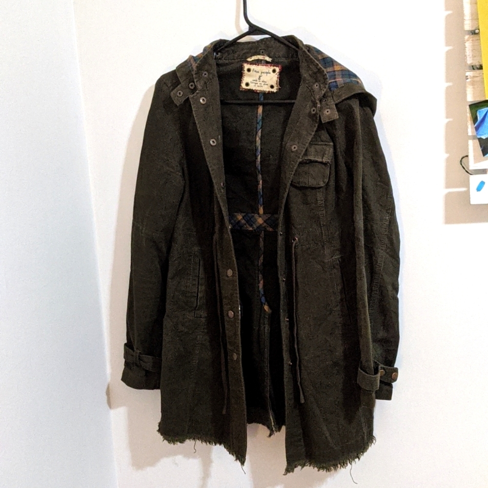 Free People Distressed Jacket